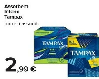 Carrefour Tampax Assorbenti Interni offerta