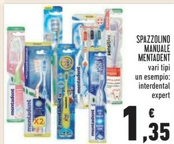 Conad Mentadent Spazzolino Manuale offerta