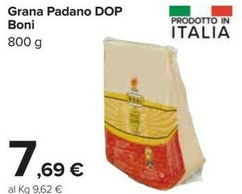 Carrefour Boni Grana Padano Dop offerta