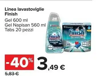 Carrefour Finish Linea Lavastoviglie offerta