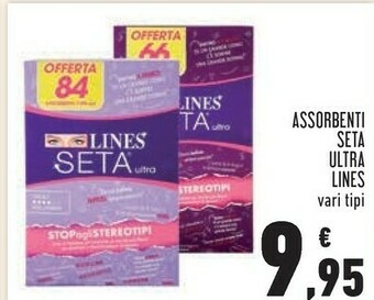 Conad Lines Assorbenti Seta Ultra offerta