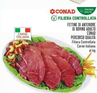 Conad Fettine Di Anteriore Di Bovino Adulto offerta