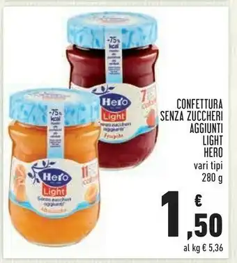 Conad Adez Hero Confettura Senza Zuccheri offerta
