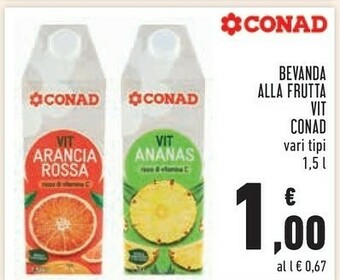 Conad Conad - Arancia Rossa Vit 1500 G(ml) offerta