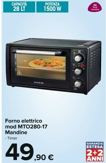 Carrefour Forno elettrico offerta
