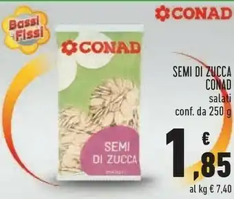 Conad Semi Di Zucca offerta
