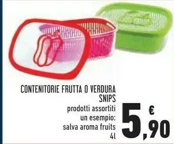 Conad Contenitore Frutta O Verdura Snips offerta
