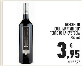 Conad Terre de la cvstodia Grechetto Colli Martani 750 G(ml) offerta