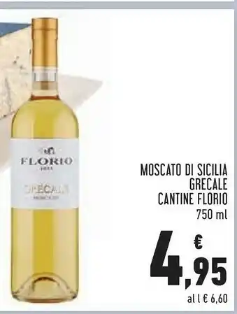 Conad Cantine Florio Moscato Di Sicilia Grecale offerta