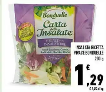 Conad Bonduelle Insalata Ricetta Vivace offerta