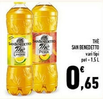 Conad San Benedetto Thè Al Limone 1500 G(ml) offerta