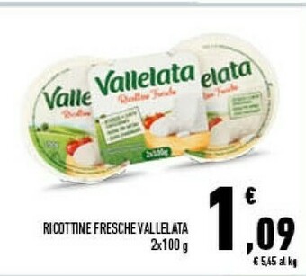 Vallelata Ricottine Fresche