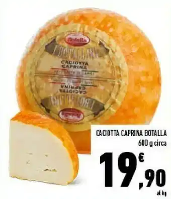 Conad Caciotta Caprina Botalla offerta