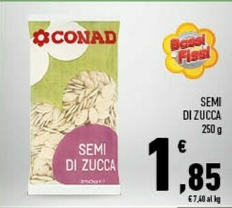 Conad Conad - Semi Di Zucca 250 G(ml) offerta