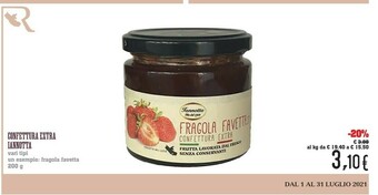 Conad Iannotta Confettura Extra Fragola Favetta offerta