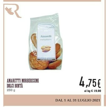 Conad Dolci Bontà Amaretti Morbidissimi offerta