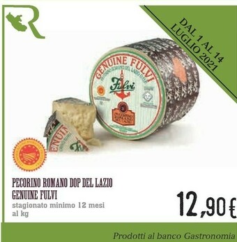 Conad Genuine Fulvi Pecorino Romano Dop Del Lazio offerta