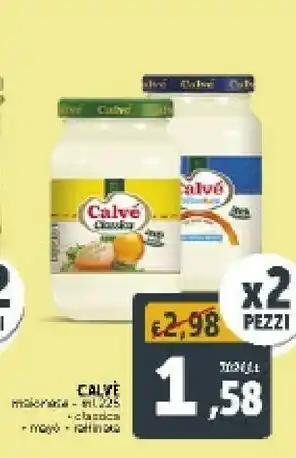 Deco Supermercati Calvè Maionese Raffinata 225 G(ml) offerta