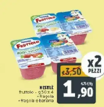 Deco Supermercati Nestlè Nestle Fruttolo G 50x4 offerta