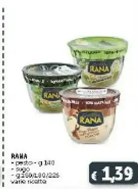 Deco Supermercati Rana Giovanni - Pesto Senz'Aglio 140 G(ml) offerta