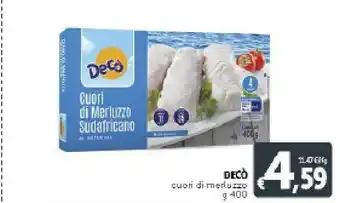 Deco Supermercati Deco Cuori Di Merluzzo offerta