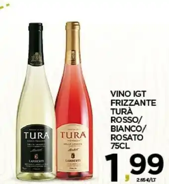 Despar Turà Vino Igt Frizzante Rosso/ Bianco/ Rosato offerta
