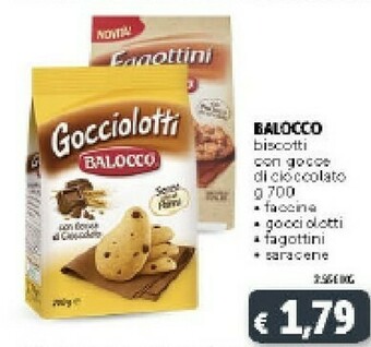 Deco Supermercati Balocco Gocciolotti Con Gocce Di Cioccolato 700 G(ml) offerta