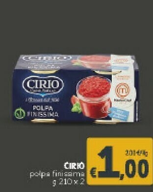 Deco Supermercati Cirio La Finissima Polpa offerta