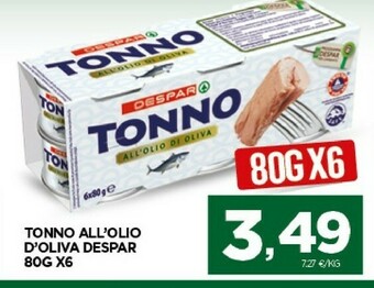 Despar Despar - Tonno All'Olio Di Oliva offerta