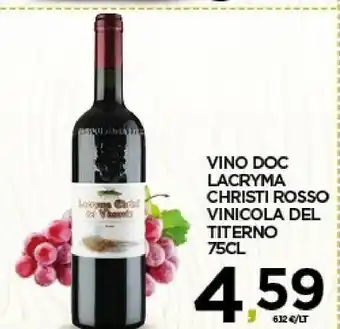 Despar Vinicola Del Titerno Vino Doc Lacryma Christi Rosso offerta
