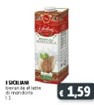 Deco Supermercati I siciliani Bevanda Al Latte Di Mandorla 1 L offerta