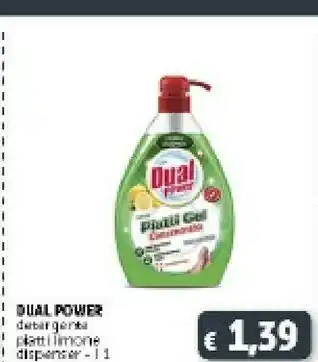 Dual Power Detergente Piatti Limone