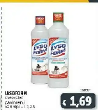Deco Supermercati Lysoform Detersivo Pavimenti offerta