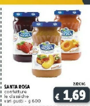 Deco Supermercati Santa rosa Confettura Di Pesche 600 G(ml) offerta