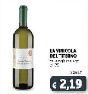 Deco Supermercati La vinicola del titerno Falanghina Igt Cl 75 offerta
