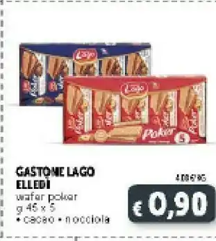 Deco Supermercati Gastone lago elledi Wafers Nocciola offerta