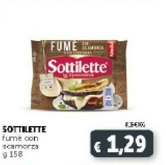 Deco Supermercati Sottilette - Fumè Con Scamorza 158 G(ml) offerta