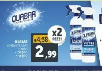 Deco Supermercati Quasar Spray Vetri/ Bagno/ Legno 650 Ml offerta
