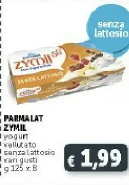 Deco Supermercati Parmalat Zymil Yogurt Vellutato Senza Lattosio 125 G offerta