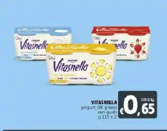 Deco Supermercati Danone Vitasnella Yogurt 0% Grassi offerta