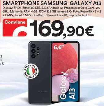Ipercoop Samsung Galaxy A13 Smartphone offerta