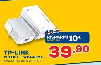 Euronics TP-LINK WiFi Kit WPA4221K offerta
