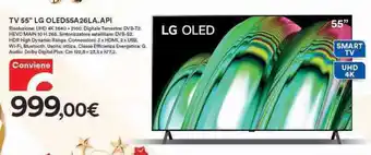 Ipercoop LG TV 55" OLED55A26LA.API offerta