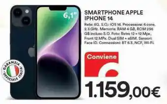 Ipercoop Apple iPhone 14 Smartphone offerta