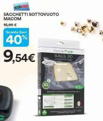 Ipercoop Sacchetti Sottovuoto Macom offerta