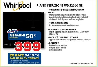 Euronics Whirlpool WB S2560 NE offerta