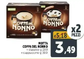 Deco Supermercati Motta Coppa Del Nonno Classica 288 G(ml) offerta