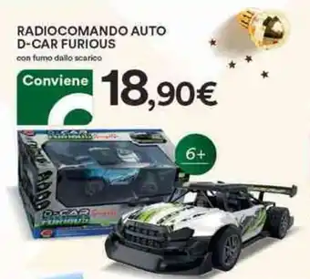 Ipercoop Radiocomando Auto D-Car Furious offerta