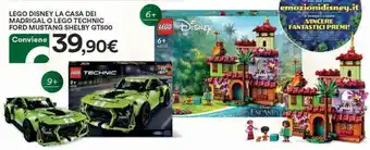 Ipercoop Lego Disney La Casa dei Madrigal o Lego Technic Ford Mustang Shelby GT500 offerta