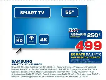 Euronics Samsung 55AU7170 offerta